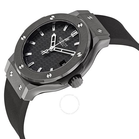 hublot classic fusion black dial black rubber men& 39|Hublot Classic Fusion Mechanical (Automatic) Black Dial Mens .